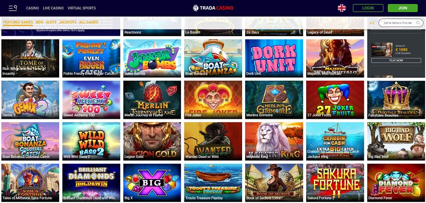 Trada Casino Games Slots