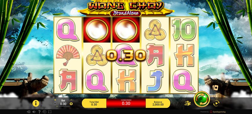 Wong Choy slot game win