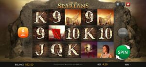 Age of Spartans slot game reels