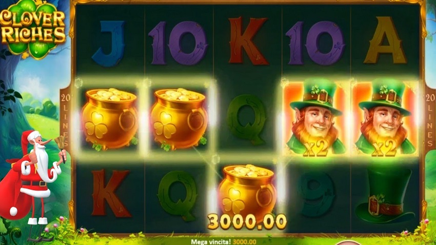 Clover Riches slot game win