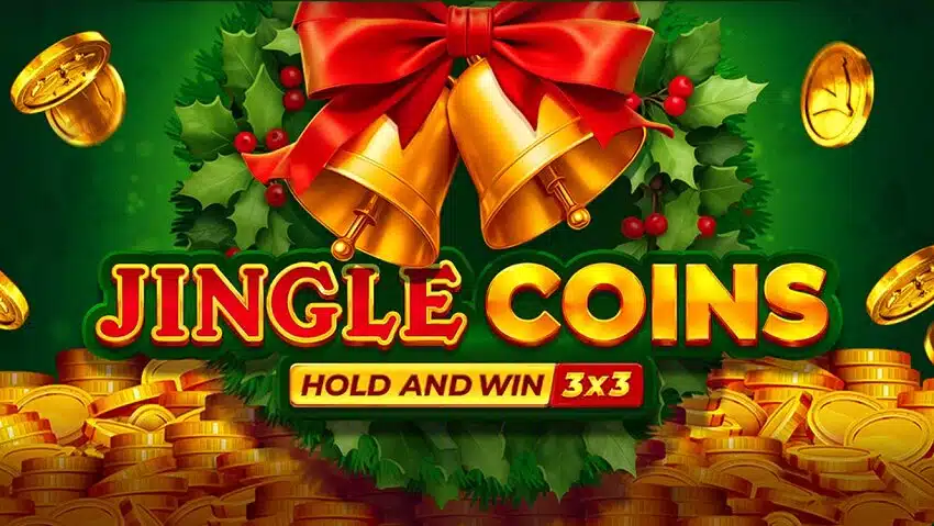Jingle Coins Hold and Win Slot Game Logo