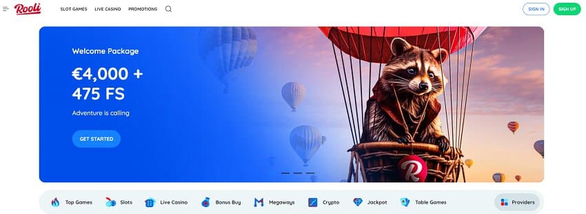 Online Casinos Australia Rooli Casino Home Page