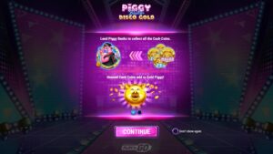 Piggy Blitz Disco Gold slot game logo