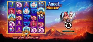 Angel vs Sinner slot game logo