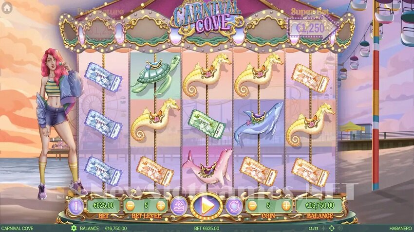Carnival Cove Slot Game Win