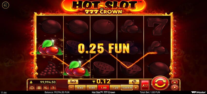 Hot Slot 777 slot game won