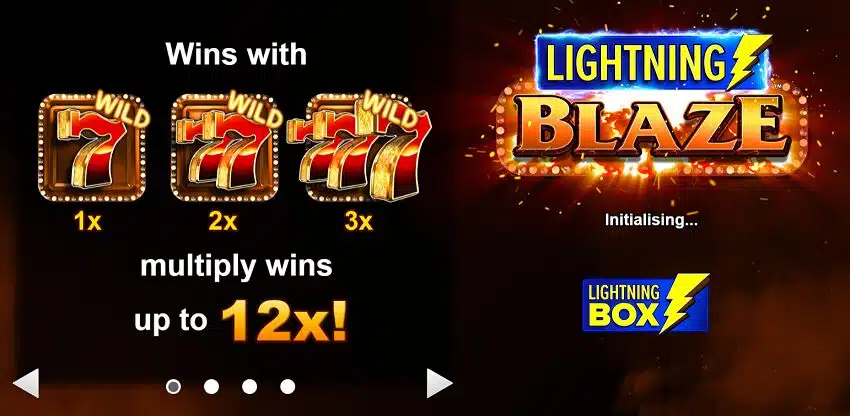 Lightning Blaze Slot Game Logo