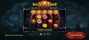Sizzling Eggs slot game logo