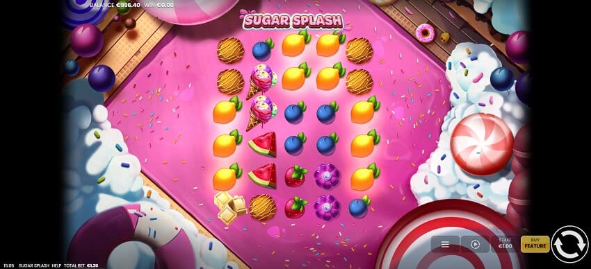 Sugar Splash slot game win