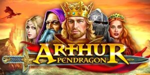 Arthur Pendragon pokie slot game logo