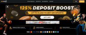 BetWhale Casino Home Page