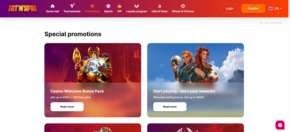 Hit N Spin Casino Bonuses