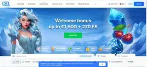 Ice Casino Home Page Bonus