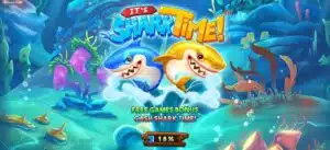 It's Shark Time slot game logo