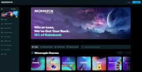 Moonspin Casino Home Page