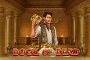 Rich Wilde’s Book of Dead pokie slot game logo High RTP Pokie