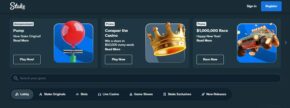 Stake Casino Home Page