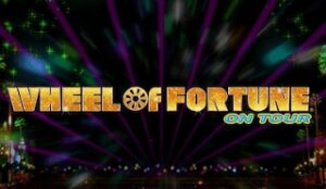 Wheel of Fortune On Tour slot game pokie logo High RTP Pokie