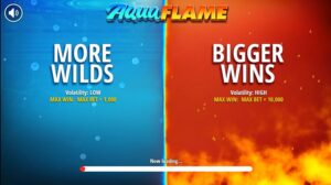 Aqua Flame slot game logo