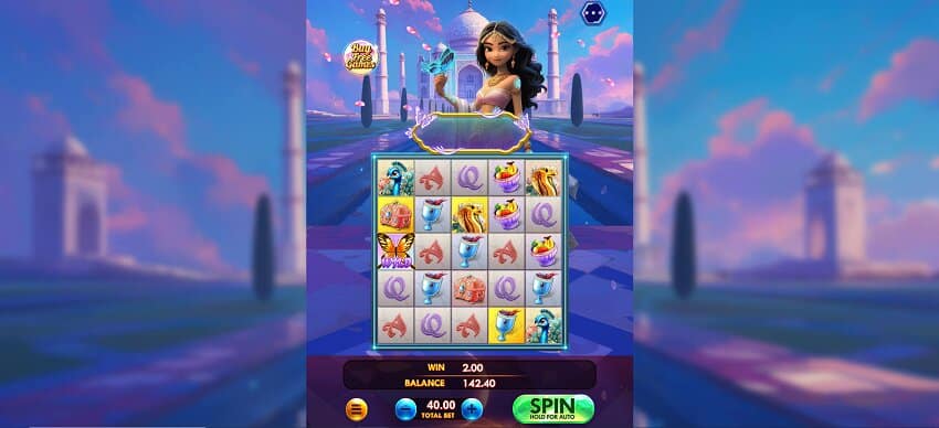 Wonders of Taj Mahal slot game win