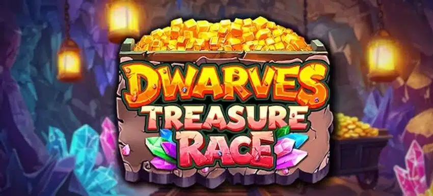 Dwarves Treasure Race slot game logo