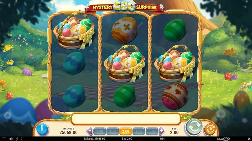 Egg Mystery Surprise slot game reel