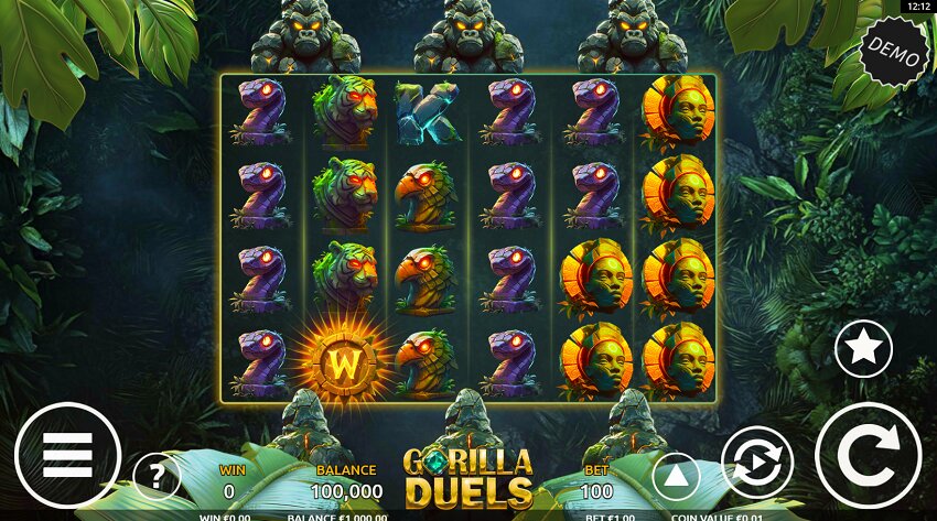 Gorilla Duels slot game reel