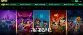 Ozwin Casino Home Page