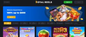 Royal Reels Casino Home Page