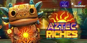 Aztec Riches Pokie Game Logo