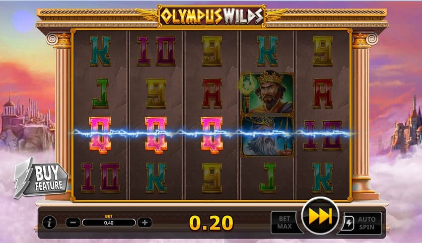 Olympus Wilds slot game win free spin