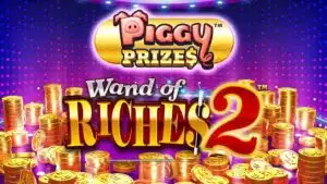 Piggy Prizes Wand of Riches 2 slot game logo