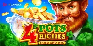 4 Pots Riches Hold and Win free slot Game Logo