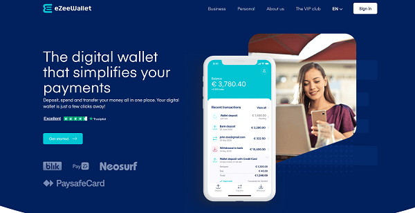 eZeeWallet Home Page Casinos Australia
